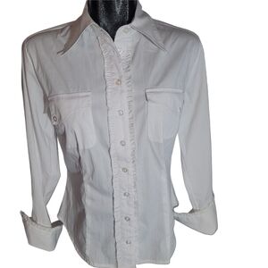 Nicole Benisti White Button-Up Shirt